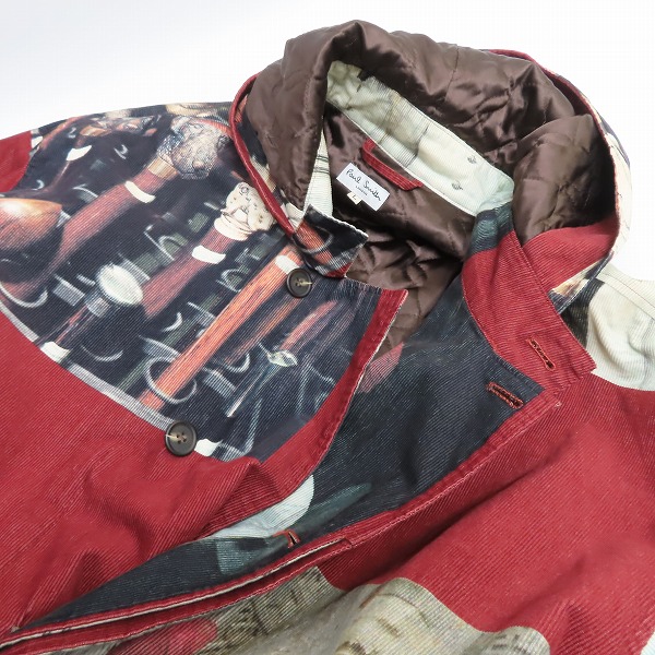 実際に弊社で買取させて頂いたPaul Smith LONDON/ポールスミスロンドン フォトグラフ  フード付き コーデュロイコート/Lの画像 6枚目