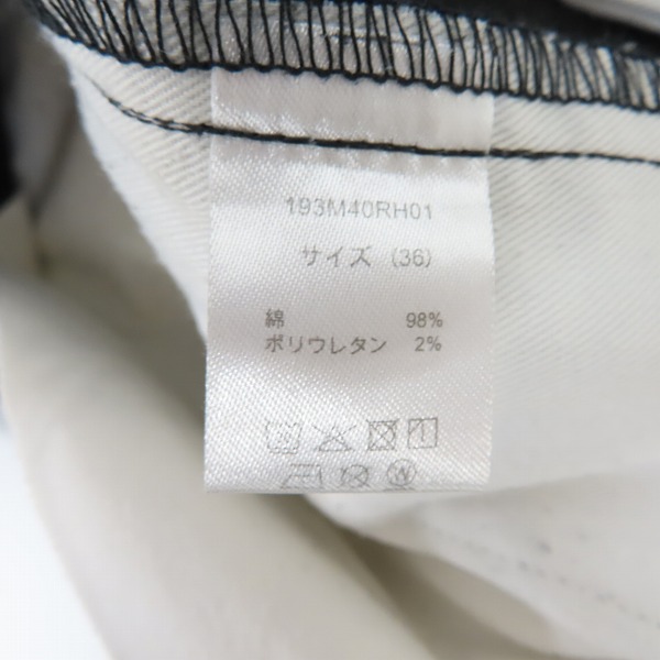 実際に弊社で買取させて頂いたRon Herman×Dickies/ロンハーマン×ディッキーズ ワイドテーパードパンツ/ワークパンツ 193M40RH01 /36の画像 5枚目