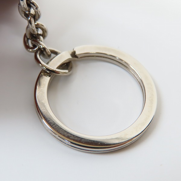 実際に弊社で買取させて頂いたBVLGARI/ブルガリ レザー ラウンドファスナーコインケース/キーリング付きの画像 5枚目