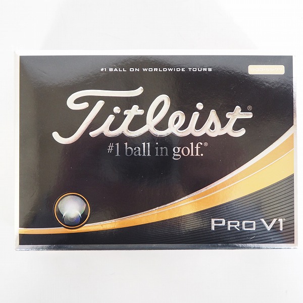 実際に弊社で買取させて頂いた【未使用】Titleist/タイトリスト PRO V1 ゴルフボール 1ダース 2017年モデルの画像 2枚目
