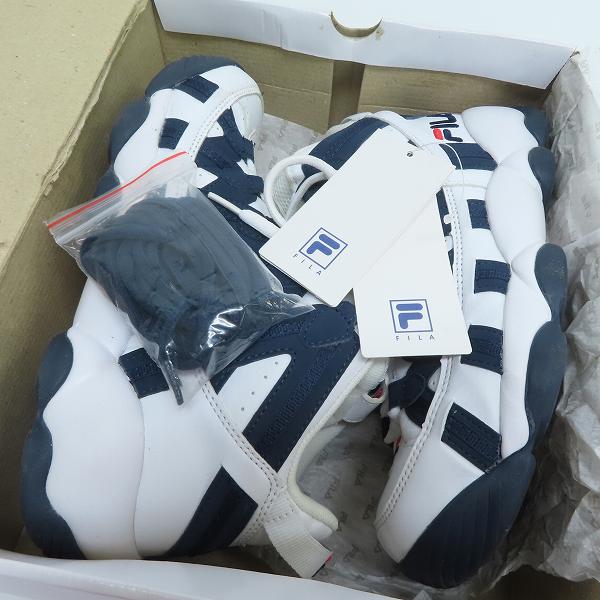 実際に弊社で買取させて頂いたFILA/フィラ SPAGHETTI/スパゲッティ ハイカットスニーカー FS1HTA1014X-WNV 25の画像 7枚目