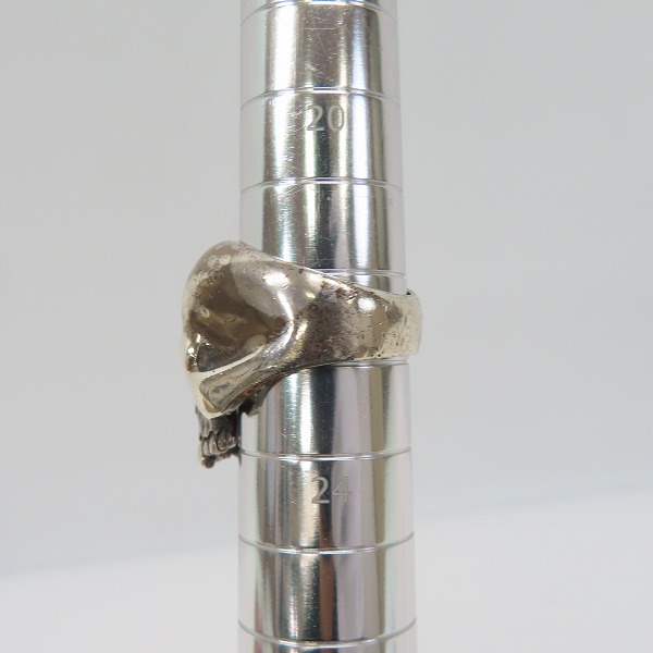 実際に弊社で買取させて頂いた【ギャラ付き】CRAZY PIG/クレイジーピッグ ラージエビルスカルリングの画像 6枚目