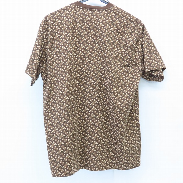 実際に弊社で買取させて頂いたBURBERRY/バーバリー ロゴ総柄オーバーサイズTシャツ 8018239/Sの画像 1枚目