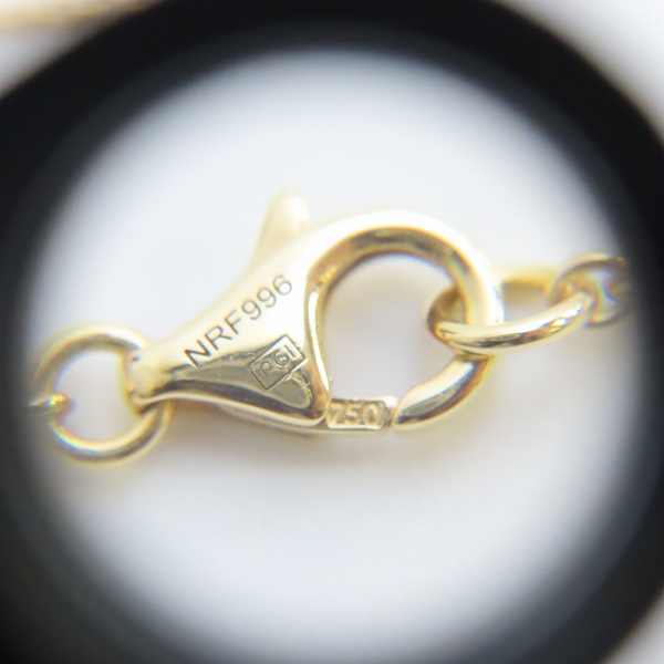 実際に弊社で買取させて頂いたCartier/カルティエ Au750 ラブ ネックレス/ペンダントの画像 6枚目