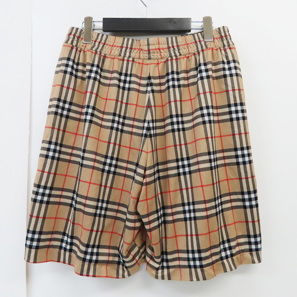 実際に弊社で買取させて頂いた【JPタグ】BURBERRY/バーバリー DEBSON CHECK ヴィンテージチェック テクニカルツイル ショーツ 8026469/Mの画像 1枚目