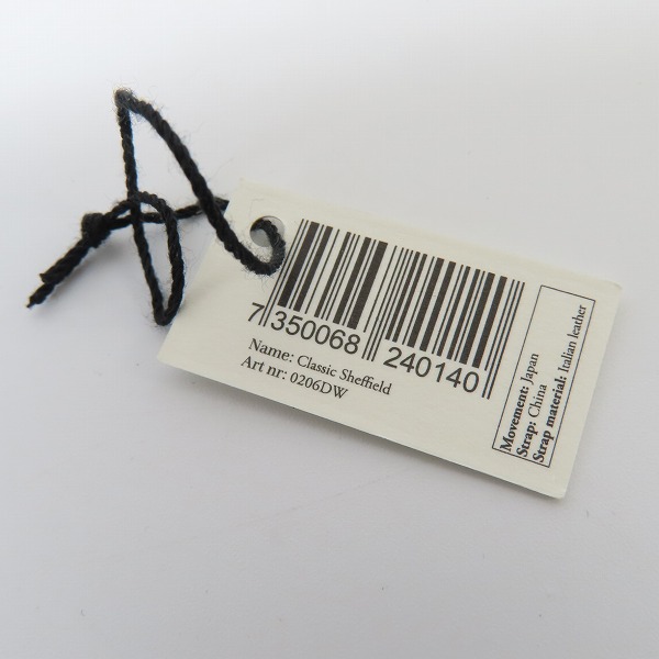 実際に弊社で買取させて頂いたDW/ダニエルウェリントン Classic Sheffield 腕時計 0206DWの画像 5枚目