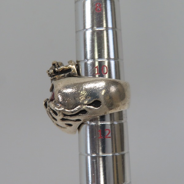 実際に弊社で買取させて頂いたLeathers & Treasures/レザーズアンドトレジャーズ フレイムハートキングクラウン リング 10-12号の画像 7枚目