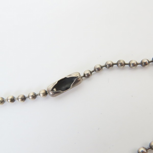 実際に弊社で買取させて頂いたBILL WALL LEATHER/ビルウォールレザー スモールセーラークロス ペンダントトップ w/ボールチェーンの画像 6枚目