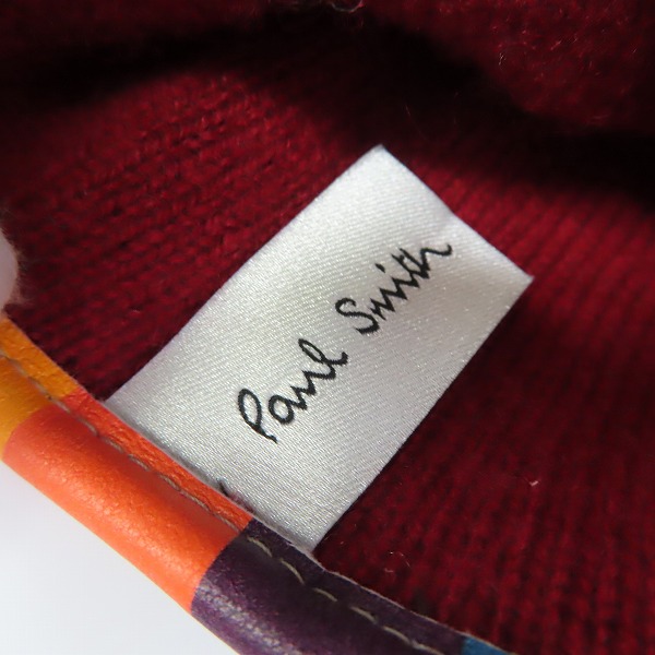 実際に弊社で買取させて頂いたPaul Smith/ポールスミス レザーグローブ 手袋 220750の画像 4枚目