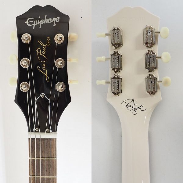実際に弊社で買取させて頂いた★【美品】Epiphone/エピフォン Billie Joe Armstrong Les Paul Junior/レスポール ジュニア 2021年製ハードケース付の画像 2枚目