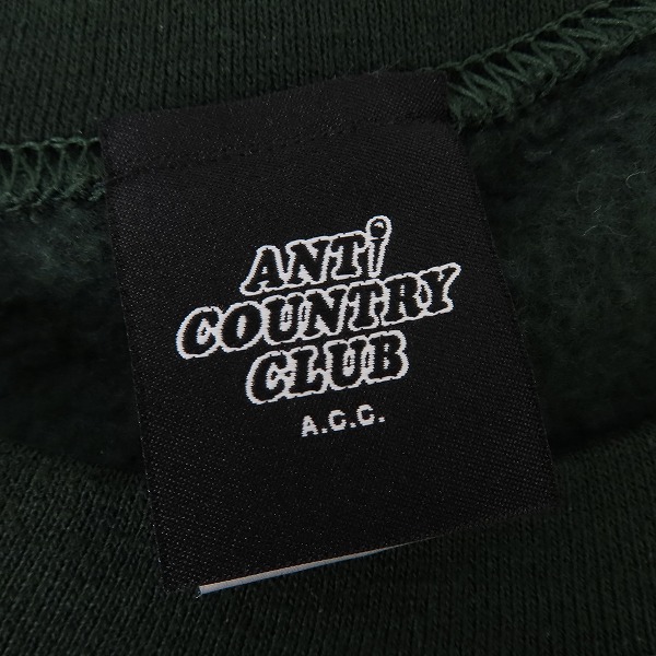 実際に弊社で買取させて頂いたANTI COUNTRY CLUB×united arrows/アンタイカントリークラブ × ユナイテッドアローズ トレーナー/A.C.C._SW_SONS01/Lの画像 2枚目