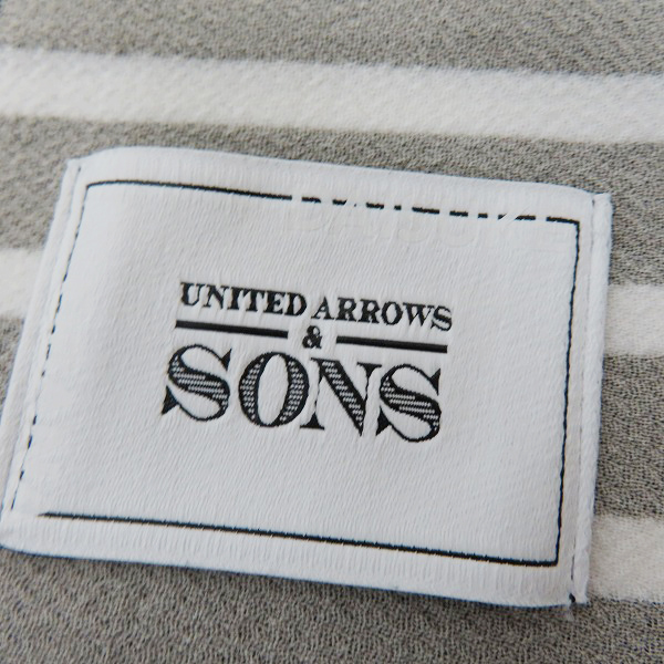 実際に弊社で買取させて頂いたUNITED ARROWS＆SONS/ユナイテッドアローズ アンド サンズ ボーダー カットソー/Lの画像 2枚目