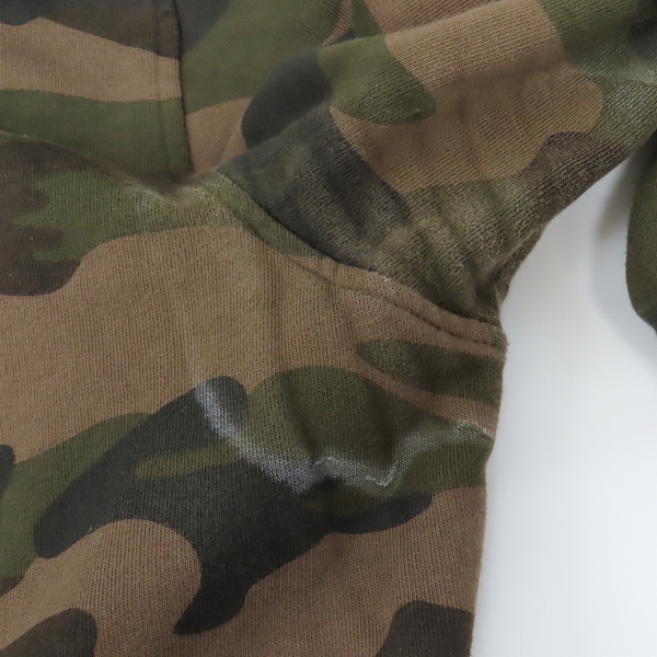 実際に弊社で買取させて頂いたHYDROGEN/ハイドロゲン カモフラ柄 ジップアップパーカー/XXLの画像 5枚目