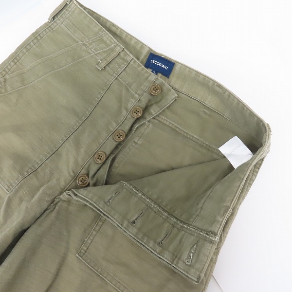 実際に弊社で買取させて頂いたDESCENDANT/ディセンダント カーゴ パンツ/2の画像 2枚目