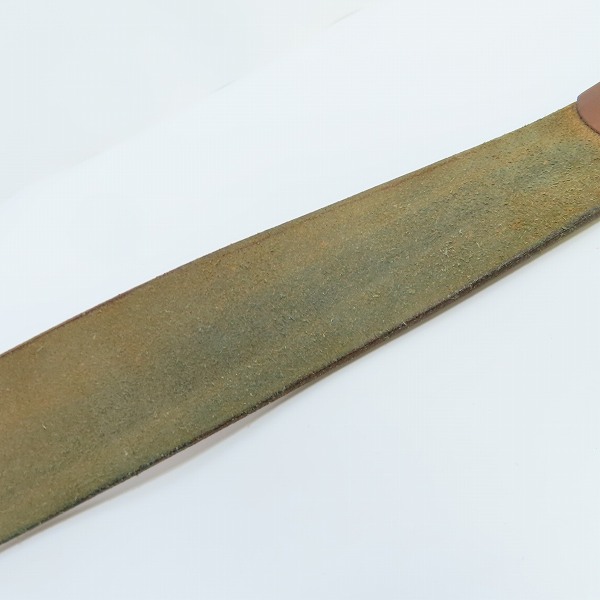 実際に弊社で買取させて頂いたSUGAR CANE/シュガーケーン ギャリソンベルト ライトブラウン Size：36の画像 7枚目