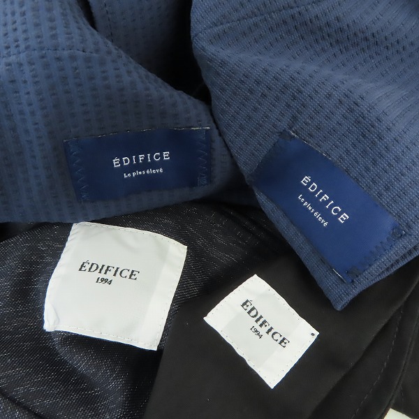 実際に弊社で買取させて頂いたEDIFICE/エディフィス スーツ/セットアップ 2点セットの画像 2枚目