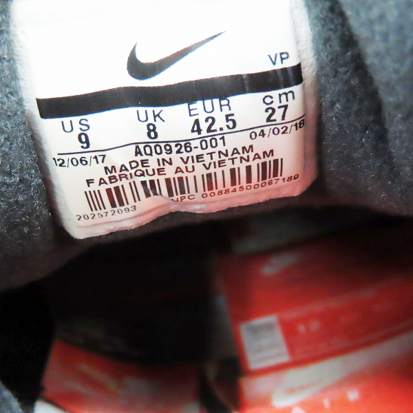 実際に弊社で買取させて頂いたNIKE×atmos/ナイキ×アトモス AIR MAX 90 PRNT "WE LOVE NIKE"/エアマックス90 プリント AQ0926-001/27の画像 5枚目