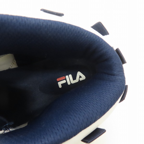 実際に弊社で買取させて頂いた【未使用】FILA/フィラ GRANT HILL 1 WHITE/FILA NAVY/FILA RED F0410/28.0の画像 4枚目