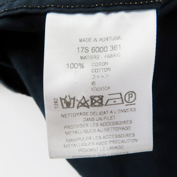 実際に弊社で買取させて頂いたGIVENCHY/ジバンシィ 17SS スターボタン ステッチデザインシャツ 17S 6000 361/38の画像 3枚目