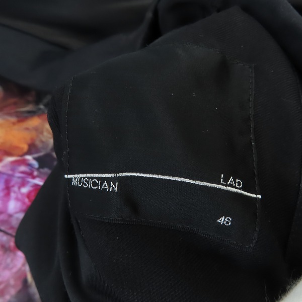 実際に弊社で買取させて頂いたLAD MUSICIAN/ラッドミュージシャン 20SS リバーシブルブルゾン 2120-354/46の画像 4枚目