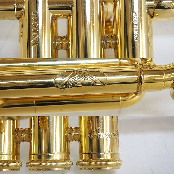実際に弊社で買取させて頂いた★Stomvi/ストンビ ELITE/エリート トランペット 替えベル・ハードケース付きの画像 4枚目