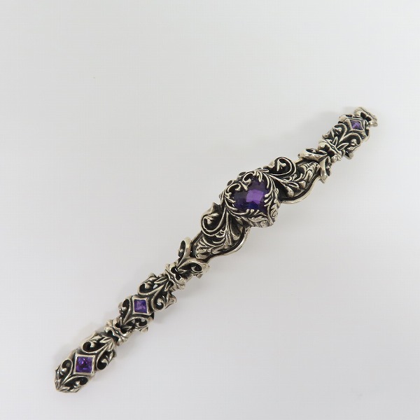 実際に弊社で買取させて頂いたLeathers & Treasures/レザーズアンドトレジャーズ スクロールハートブレスレット の画像 5枚目