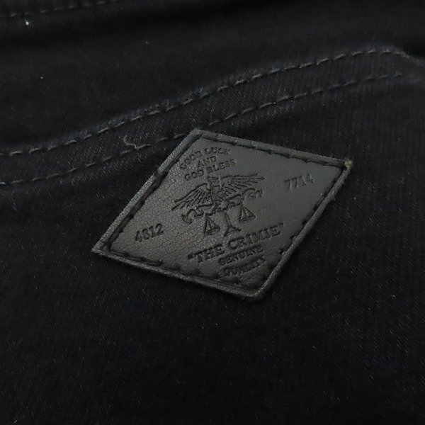 実際に弊社で買取させて頂いたTHE CRIMIE/クライミー デニム セットアップ ブラック/Mの画像 6枚目