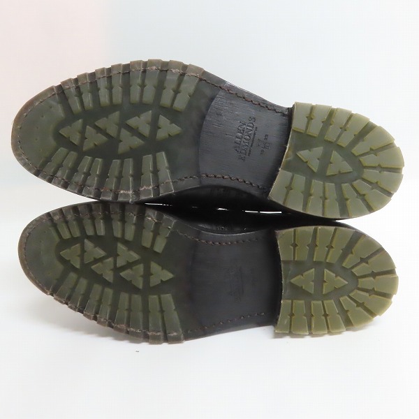 実際に弊社で買取させて頂いたAllen Edmonds/アレンエドモンズ Stirling Wingtip Boots ウイングチップ ブーツ ブラック 7588/7.5の画像 2枚目