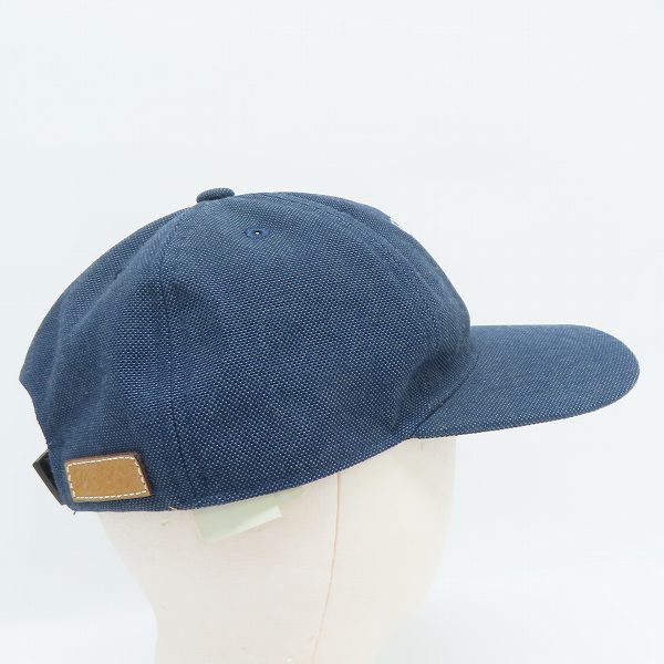 実際に弊社で買取させて頂いた【JPタグ】LOEWE/ロエベ 21SS Eye Nature アイ ネイチャー ロゴ刺繍ベースボールキャップ K664358X12の画像 3枚目