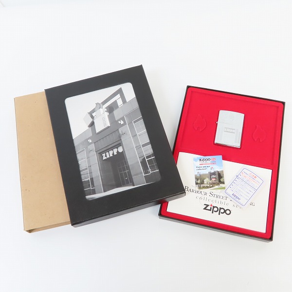 実際に弊社で買取させて頂いたZIPPO/ジッポー Barbour Street 50 Years バーバーストリート 本社 50周年記念 2005年製の画像 6枚目