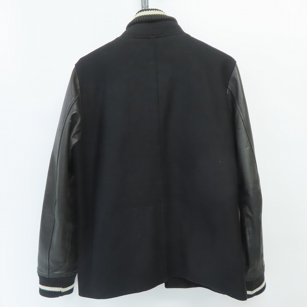 実際に弊社で買取させて頂いたBEAMS HEART/ビームスハート 袖レザー スタジャン ジャケット42-18-0404-819/Mの画像 1枚目