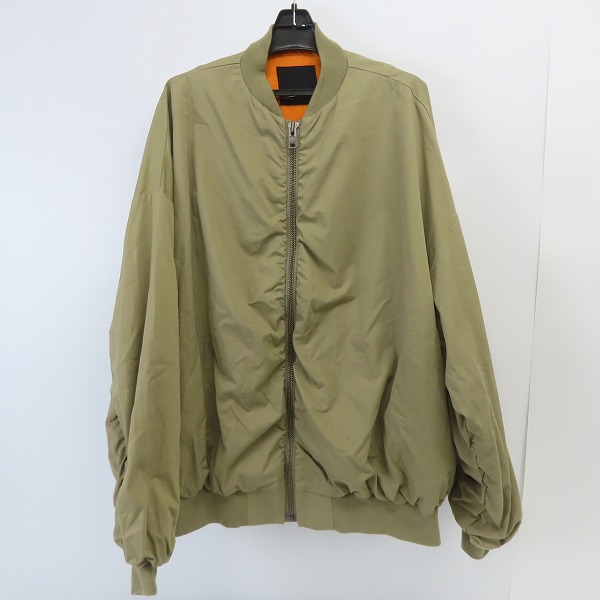 実際に弊社で買取させて頂いたLAD MUSICIAN/ラッドミュージシャン 19SS オーバーサイズMA-1ブルゾン 2119-353/42