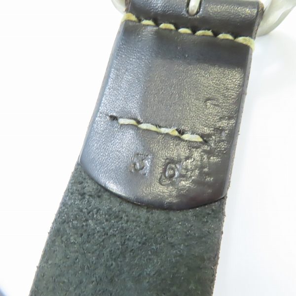 実際に弊社で買取させて頂いた(1)SUGAR CANE/シュガーケーン ギャリソンベルト ブラック Size：36の画像 2枚目
