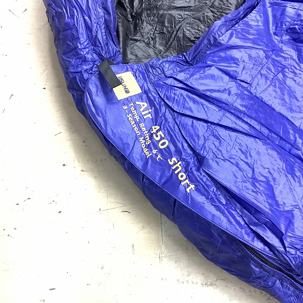 実際に弊社で買取させて頂いたISUKA/イスカ Air 450 short マミー型 シュラフ 寝袋の画像 1枚目