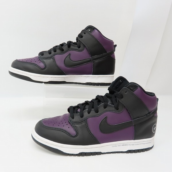 実際に弊社で買取させて頂いたNIKE/ナイキ×FRAGMENT DESIGN/フラグメントデザイン DUNK HI/F ダンクハイ 北京 DJ0382-600/27の画像 2枚目