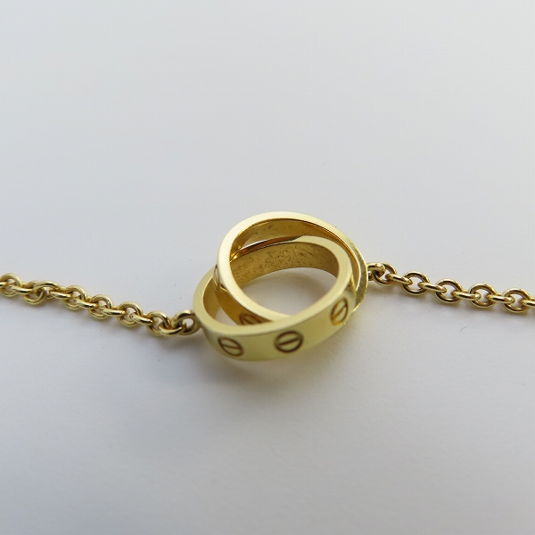 実際に弊社で買取させて頂いたCartier/カルティエ Au750 ラブ ネックレス/ペンダントの画像 7枚目