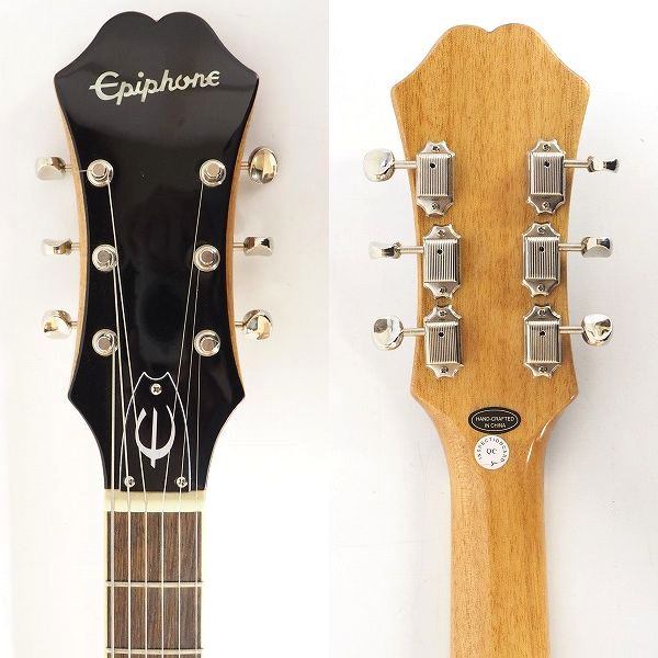 実際に弊社で買取させて頂いた★Epiphone/エピフォン CASINO カジノ フルアコ エレキギター ソフトケース付 の画像 2枚目
