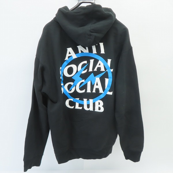実際に弊社で買取させて頂いたAnti Social Social Club×Fragment Design/アンチソーシャルソーシャルクラブ×フラグメントデザイン ロゴパーカー/Lの画像 1枚目