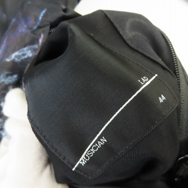 実際に弊社で買取させて頂いたLAD MUSICIAN/ラッドミュージシャン 20AW フラワースカル リバーシブルブルゾン 2220-354/44の画像 4枚目