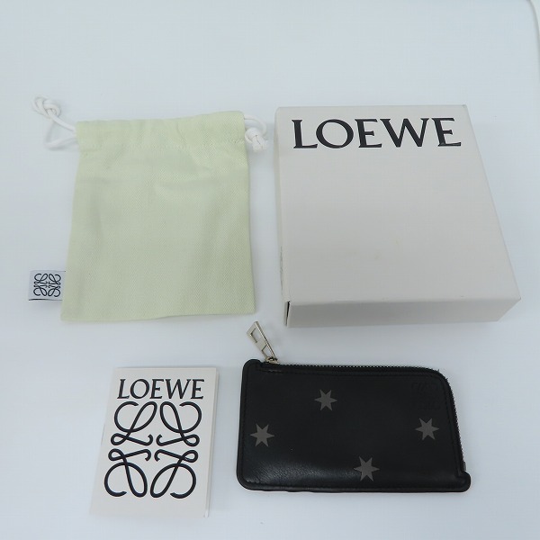 実際に弊社で買取させて頂いたLOEWE/ロエベ コインケース/カードケース L字ファスナー フラグメントケース 101821の画像 8枚目