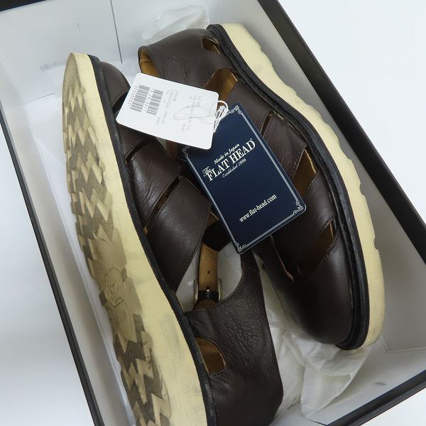 実際に弊社で買取させて頂いたTHE FLAT HEAD/フラットヘッド GURKHA SANDALS/グルカサンダル ホースハイド Mの画像 7枚目