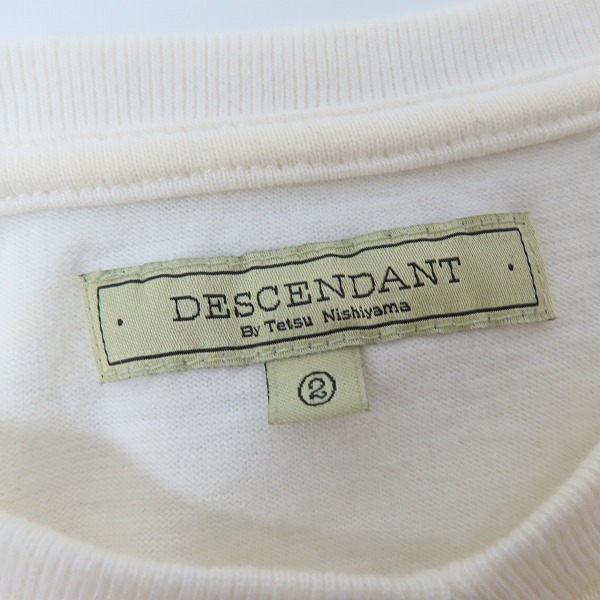 実際に弊社で買取させて頂いたDESCENDANT/ディセンダント クジラ刺繍 半袖 Tシャツ/2の画像 2枚目