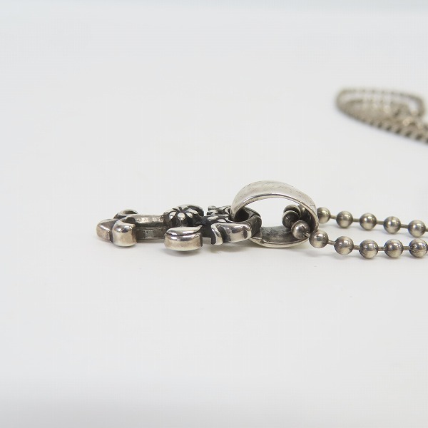 実際に弊社で買取させて頂いたBWL/ビルウォールレザー ゴシッククロスチャーム ペンダント w/ボールチェーンの画像 3枚目