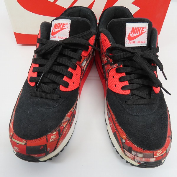 実際に弊社で買取させて頂いたNIKE×atmos/ナイキ×アトモス AIR MAX 90 PRNT "WE LOVE NIKE"/エアマックス90 プリント AQ0926-001/27.5