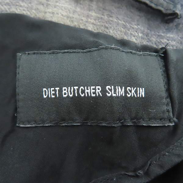 実際に弊社で買取させて頂いたDIET BUTCHER SLIM SKIN/ダイエットブッチャースリムスキン チェック柄 ハーフパンツ/3の画像 2枚目