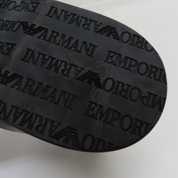 実際に弊社で買取させて頂いたEMPORIO ARMANI/エンポリオアルマーニ サイドゴアブーツ X4M109/9の画像 9枚目