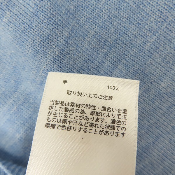 実際に弊社で買取させて頂いたBrooks Brothers/ブルックスブラザーズ SAXXON Vネックウールニット/Mの画像 3枚目