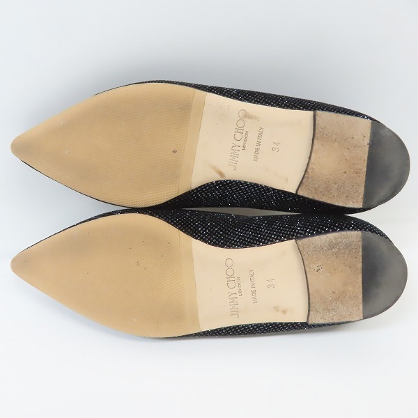 実際に弊社で買取させて頂いたJIMMY CHOO/ジミーチュウ ラメパンプス/34の画像 2枚目