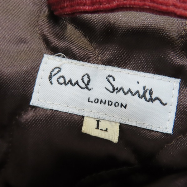 実際に弊社で買取させて頂いたPaul Smith LONDON/ポールスミスロンドン フォトグラフ  フード付き コーデュロイコート/Lの画像 2枚目