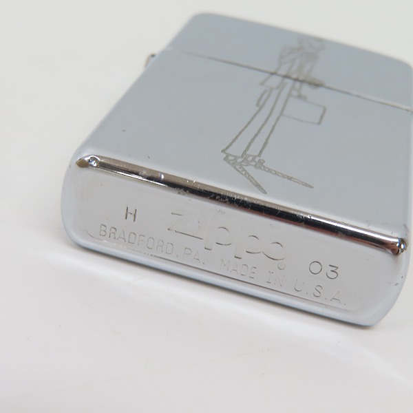 実際に弊社で買取させて頂いたZIPPO/ジッポー Paul Smith COLLECTION/ポールスミス office worker 03年製の画像 2枚目